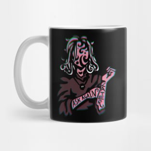 Ask Again Later. Dreamcore in Sky Pink Mug